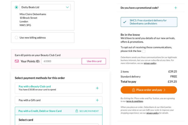 DT_Secure Payment - Payment - Card Validated